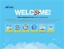 Tablet Screenshot of adaxhost.com